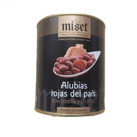 DM.ALUBIAS ROJAS CON CHORIZO, COSTILLA MISET